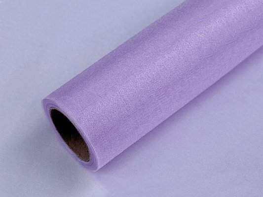 Organza střední lesk, šíře 36 cm, barva světle fialová, metráž - SLEVA 15%
