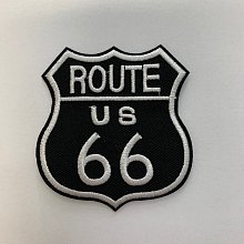 Nažehľovacie, nášivky, ROUTE 66