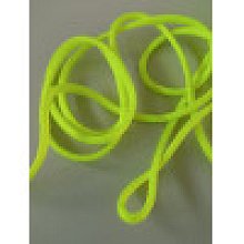 Lano polyester, šnúra 2 mm, neónovo žltá, galantéria, metla