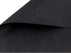Protiskluzová textilie polyesterová s PVC zátěrem 0,77mm, černá