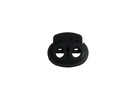 Brzda, brzdička, stoper s dvěma dírkami 20x24 mm, průvlak 4 mm