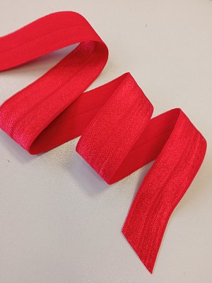Lemovací guma, pruženka červená 20mm, metráž