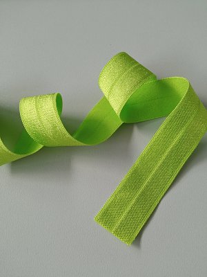 Lemovací guma, pruženka, světle zelená, 20mm, metráž