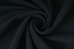 Elastická teplákovina nepočesaná, černá, látky, metráž, šíře role 175cm 