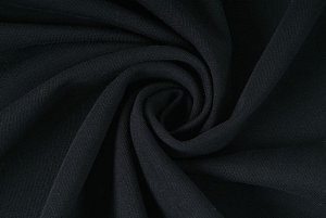 Elastická teplákovina nepočesaná, černá, látky, metráž, šíře role 175cm 