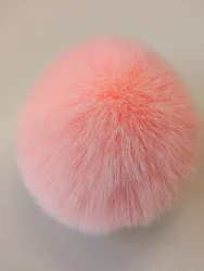 Bambuľka - lososová - 8 cm