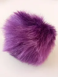 Bambuľka - tmavo fialová - 8 cm