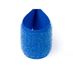 Suchý zip 20mm modrý, metráž, smyčky