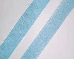 Suchý zip 20 mm světle modrý, metráž, komplet