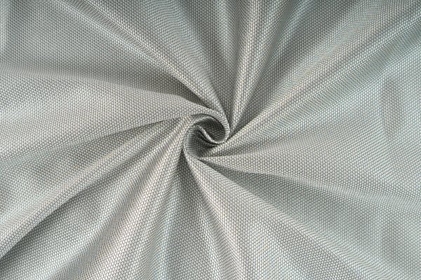 Látka, metráž, 100% polyester, stříbrná - lesk 