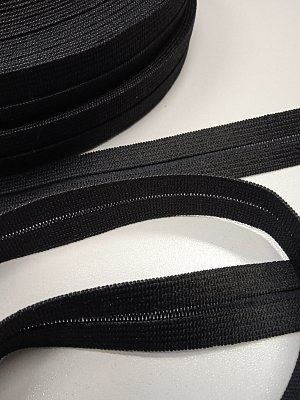 Lemovací guma, pruženka černá 20mm, metráž