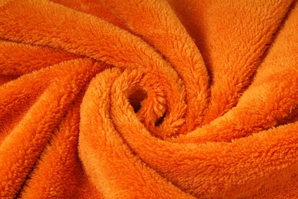 Coral cosy fleece oranžová, látka, metráž