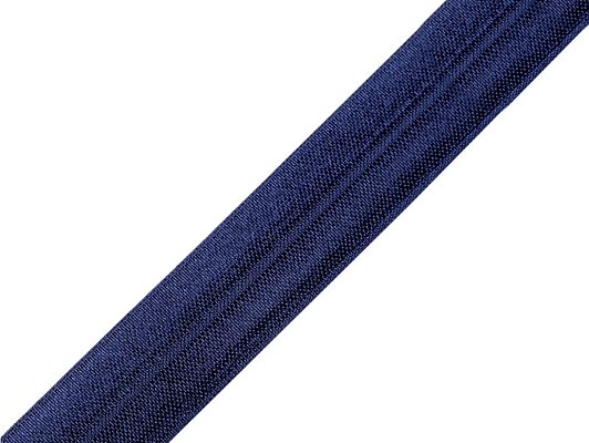Lemovací guma, pruženka tmavě modrá 20mm, metráž