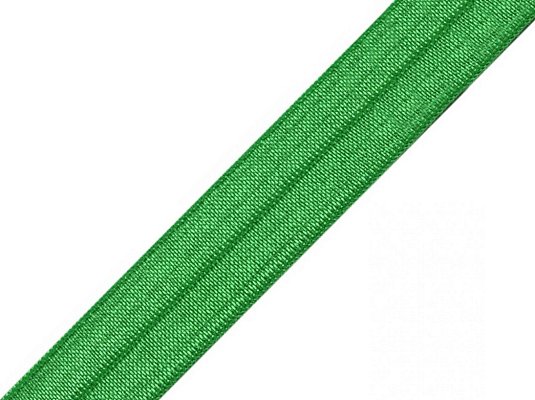Lemovací guma, pruženka, zelená 20mm, metráž