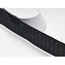 Suchý zips 38mm čierny, metráž, háčiky