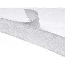 Suchý zips samolepiaci 30 mm biely, metráž, slučky
