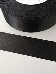 Atlasová stuha šírka 5mm, čierna