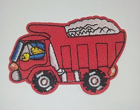 Nažehľovacia aplikácia, nášivka, aplikačný vozík 1.