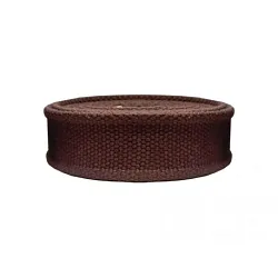 Bavlnený pásik 30mm/3mm hnedý, galantéria, brokát