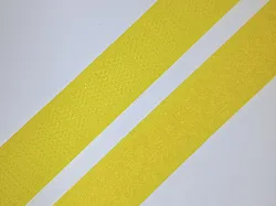 Suchý zip 20 mm žlutý, metráž, komplet