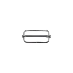 Průvlečná spona kov, průvlečka - posuvka opasková 30mm, nikl 