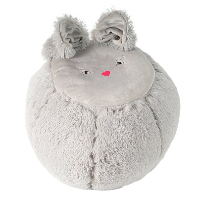 Taburet mini SOFT stříbrná