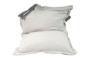 Dětský sedací pytel VIKY 100 x 80 cm stříbrný