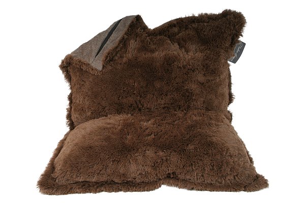 Dětský sedací pytel SOFT 100 x 80 cm tmavě hnědý