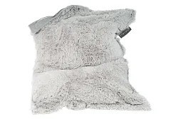 Sedací pytel SOFT 160 x 120 cm stříbrný