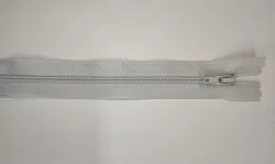 Zip spirálový, nedělitelný, 3mm, 20cm délka, bleděmodrý
