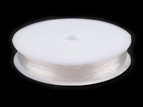 Silonový vlasec elastický 1 mm transparentní