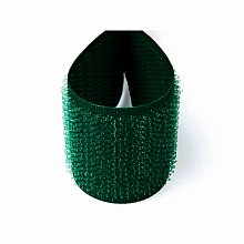 Suchý zip 30mm tmavě zelený, metráž, háčky