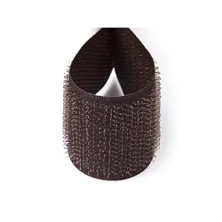 Suchý zip 30mm hnědý, metráž, háčky