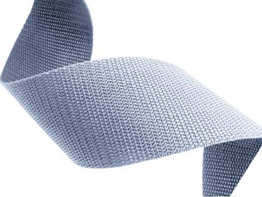 Polypropylénový popruh 40 mm modro-šedý, galantéria, metla