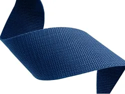 Polypropylénový popruh 30 mm stredne modrý, galantéria, metla