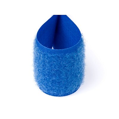 Suchý zip 30mm modrý, metráž, háčky