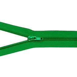 Zip spirálový, dělitelný, 5mm, 40 cm délka, zelený