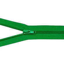 Zip spirálový, dělitelný, 5mm, 40 cm délka, zelený