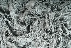Coral soft fleece šedý melír, látka, metráž