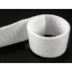 Suchý zip oboustranný, 20 mm , bílý, NYLON 