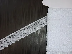 Elastická čipka, biela 20 mm