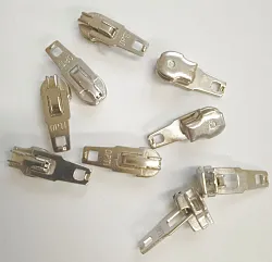 Jezdec kovový 3mm s aretací pro zip spirálový (růžový, béžový)