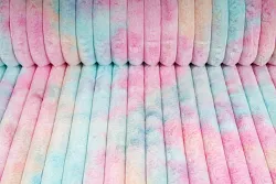 Stripe minky fleece, proužek - unicorn, metráž, látka 