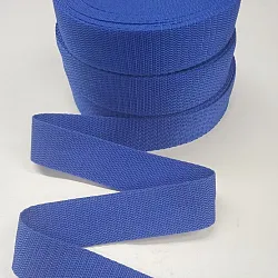 Popruh lemovací 30 mm modrý, galanterie, metráž