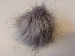 Bambuľka - sivá - 8-10 cm